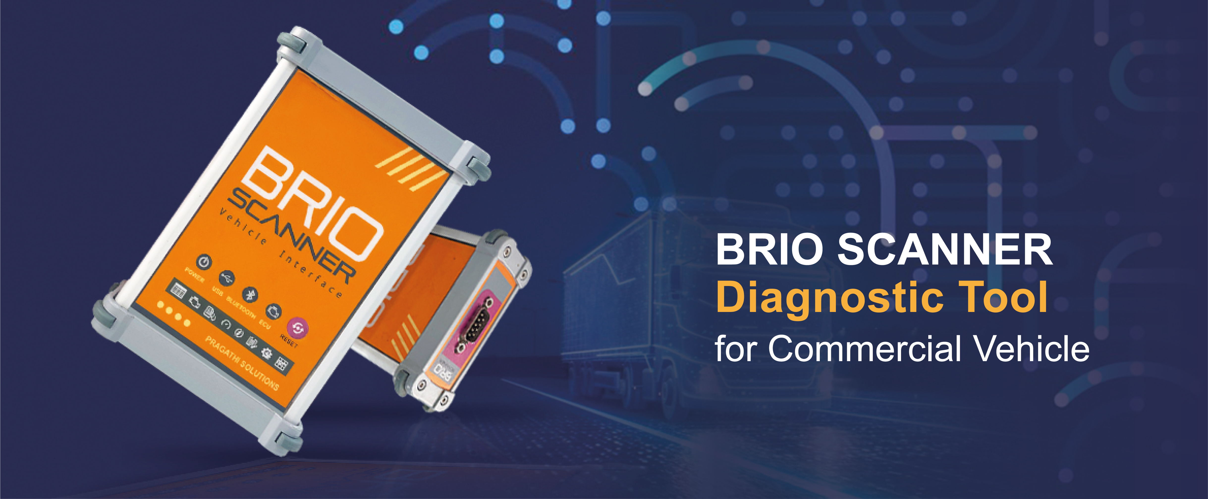 Brio scanner Diagnostics Tool for Commerical vehicle